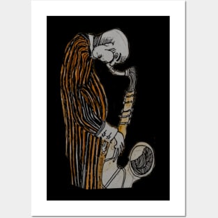 Saxophone Posters and Art